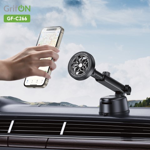 Автомобильный держатель GrifON GF-C266 магнитный черный