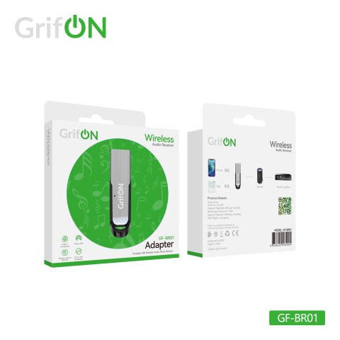 Аудиоадаптер GrifON bluetooth GF-BR01 black