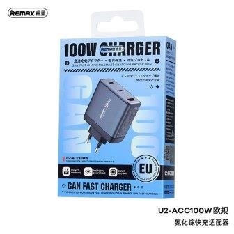 СЗУ Remax RP-U2 USB/2USB-C 100W silver