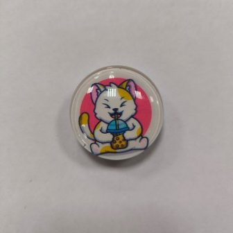 Popsocket (стекло) Baby Cat №5