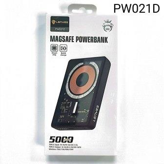 Power Bank Lenyes PW021D 5000 mAh Mag Safe black