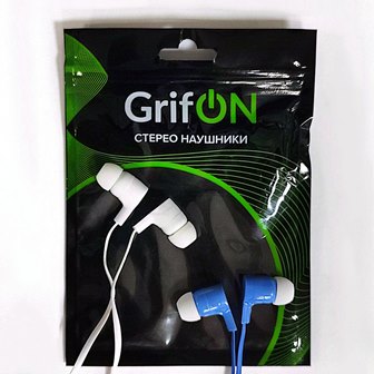 Наушники GrifON тех.уп. СT-1 blue