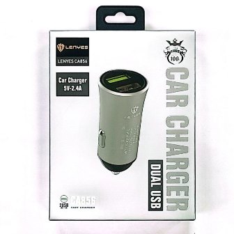 АЗУ Lenyes 2USB CA856 +micro black
