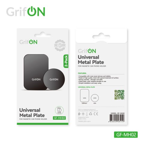Комплект магнитных пластин GrifON GF-MH02 black