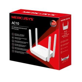 Роутер MERCUSYS (TP-Link) AC10 2х диапазонный 4 антенны