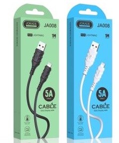 Кабель USB/Lightning Jokade JA008 5A 1m white