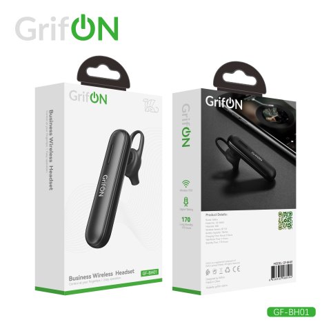 Bluetooth гарнитура GrifON GF-BH01 black