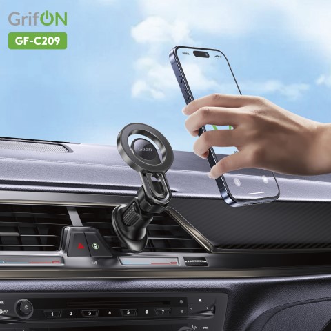 Автомобильный держатель GrifON GF-C209 магнитный black