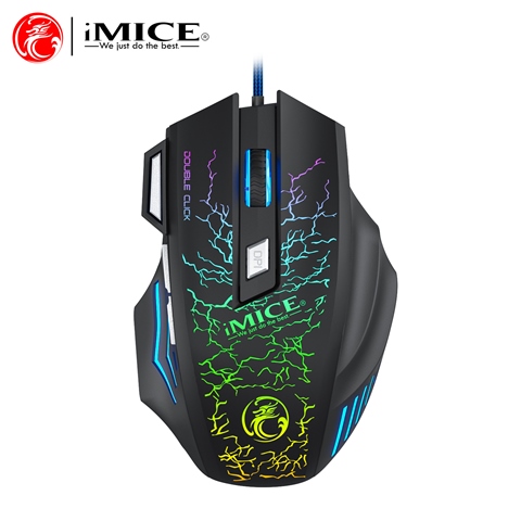 Мышь компьютерная iMICE A7 USB Gaming black