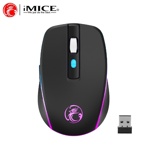 Мышь компьютерная iMICE G903 LED Rechargeable б/п black