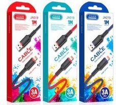 Кабель USB/Lightning Jokade JA019 3A 1m black