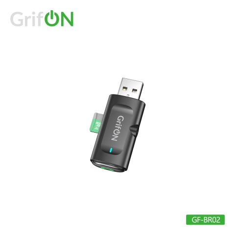 Аудиоадаптер GrifON bluetooth GF-BR02 black