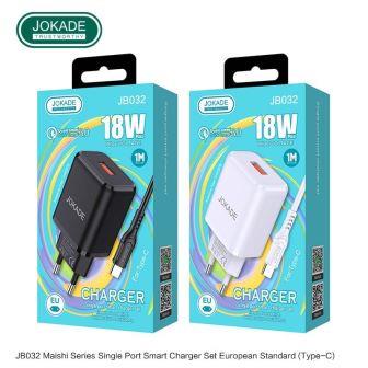 СЗУ Jokade JB032 USB QC3.0 18W (раскомплект) black