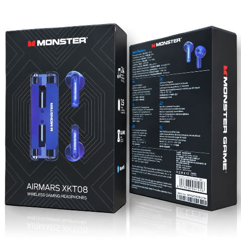 Наушники MONSTER TWS XKT08 blue