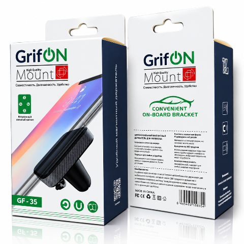 Автомобильный держатель GrifON GF-35 магнитный