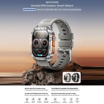 Смарт Watch30 Remax Amoled GPS Outdoor 43mm tarnish
